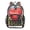 Heart-black Cats, variant on Large Clear PVC Backpack Heavy Duty See Through Backpack for Adults Work Travel, Green Butterfly Printed 12L