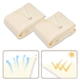 thumbnail image 3 of Yescom 2 Pack 28FT Triangle Sun Shade Sail UV Block Commercial Carpark Pool Camping Playground Outdoor Off White, 3 of 10