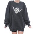 thumbnail image 1 of Sudadera Para Mujer Sudaderas de Cuello Redondo Manga Larga Suelta Cuello Redondo Estampado Sudadera Top Blusa Odeerbi ODB147008, 1 of 4