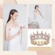 thumbnail image 2 of Tiara de aleación vintage con corona de diamantes de imitación para novia, accesorios para el cabello para boda, 2 of 7