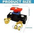 thumbnail image 4 of Universal Battery Disconnect & Leak Protector, 12/24v Car Battery Terminal Protector, Car Batterys Disconnect Switch, Anti-Leakage Switch Power Cutoff Car Parts, with Vehicles Boats, 4 of 6