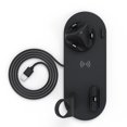 thumbnail image 2 of Irfora Reemplazo para iPhone12 11 X XR XS Samsung Galaxy S9 S8 iWatch 5 4 3 2 1 Cargador inalámbrico Airpods Soporte Base de carga inalámbrica 4 en 1 Certificado Qi Irfora Base de carga, 2 of 7