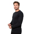 thumbnail image 2 of Threadfast Apparel T3001 Epic CVC Long Sleeve T-Shirt-Solid Black-M, 2 of 3