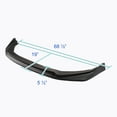 thumbnail image 4 of Spec-D Tuning Matte Black Front Bumper Lip Spoiler Splitter Body Kit 3PC Compatible with 2014-2017 Honda Fit, 4 of 7