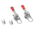 thumbnail image 2 of 2Pcs Hold Down Toggle Clamps Latch Antislip Red Hand Tool Holding Toggle Latch Clamp Quick Release Toggle Latch, 2 of 8