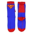 thumbnail image 3 of DC Comics Superhero Batman Superman The Flash Youth Boys Caped Crew Socks, 3 of 5