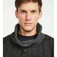 thumbnail image 2 of Pullover Sweater for Men, Cowlneck Made By Aran Woollen Mills, 2 of 4