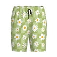 thumbnail image 6 of Daiia Daisies Flowers Mens Woven Stretch Pajama Short,Short Pajama Pants-XX-Large, 6 of 7