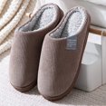 thumbnail image 2 of Slippers For Women & Men Memory Foam Warm Slip On Slippers Comfy Plush Lined House Shoes zhangyuxiang LED, 2 of 2