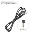 thumbnail image 2 of 3pcs 3.5mm Male Jack to Bare Wire Open End Replacement TRS 4 Pole Cable for Earphone Headphone Cable Repair, 1m, 2 of 6
