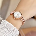 thumbnail image 3 of 2Pcs Top Luxury Rhinestone Wristwatch Women Stainless Steel Dress Quartz Watch Elegant Analog Watches for Women, 3 of 9