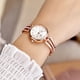 thumbnail image 4 of Reloj Cuarzo Vestir Acero Inoxidable Con Diamantes Imitación Lujo Superior para Mujer (dorado), 4 of 6