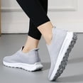 thumbnail image 6 of CPNG Walking Shoes for Women's Woven Orthopedic Breathable Soft Shoes Go Walking Slip On Foam Shoes Hands Slip in Sneakers Arch Support Lightweight and Comfortable Shoe, 6 of 8