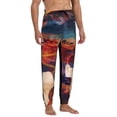 thumbnail image 4 of Kdxio Cultural Silhouette Journey Pattern Joggers,Sweatpants for Men with Pockets-Small, 4 of 5