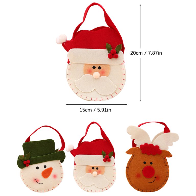 JDEFEG Party Favors for Kids 8-12 Christmas Drawstring Gift Bags Christmas  Candy Bags Gift Bags Christmas Party Gifts 