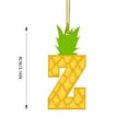 thumbnail image 2 of LILELIS 26 Letters Yellow Pineapple Acrylic Pendant Funny 26 Letters Pendant Decoration For Party Decoration The 26 Letters Pendant Beaded Curtain Craft Pearls on String for Wedding, 2 of 7