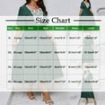 thumbnail image 7 of UPPADA Women Plus Size Maxi Dress Cocktail Wedding Guest Dress Short Sleeve Wrap V Neck Formal Dress High Low Split Ruffle Long Dress for Curvy Women Green,XL, 7 of 7