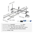 thumbnail image 6 of VEVOR Chainsaw Mill and Rail Mill Guide System, Portable Sawmill 14"-36" Guide Bar, 9ft Aluminum Saw Milling Rail Guide with Chainsaw Planking Mill, 6 of 8