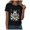 Black, variant on Halloween Shirts for Women Cute Ghost Graphic Tees Fall Crewneck Short Sleeve Costumes Autumn Party Graphic T-Shirt (Grey, XXL)