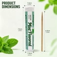 thumbnail image 6 of FREEGRIN Mint Flavored Toothpicks, 7cm Birch Wood, Portable Disposable for After Meal, Clean Teeth Gaps and Fresh Breath, 19 Count Per Pack (3 Pack), 6 of 7