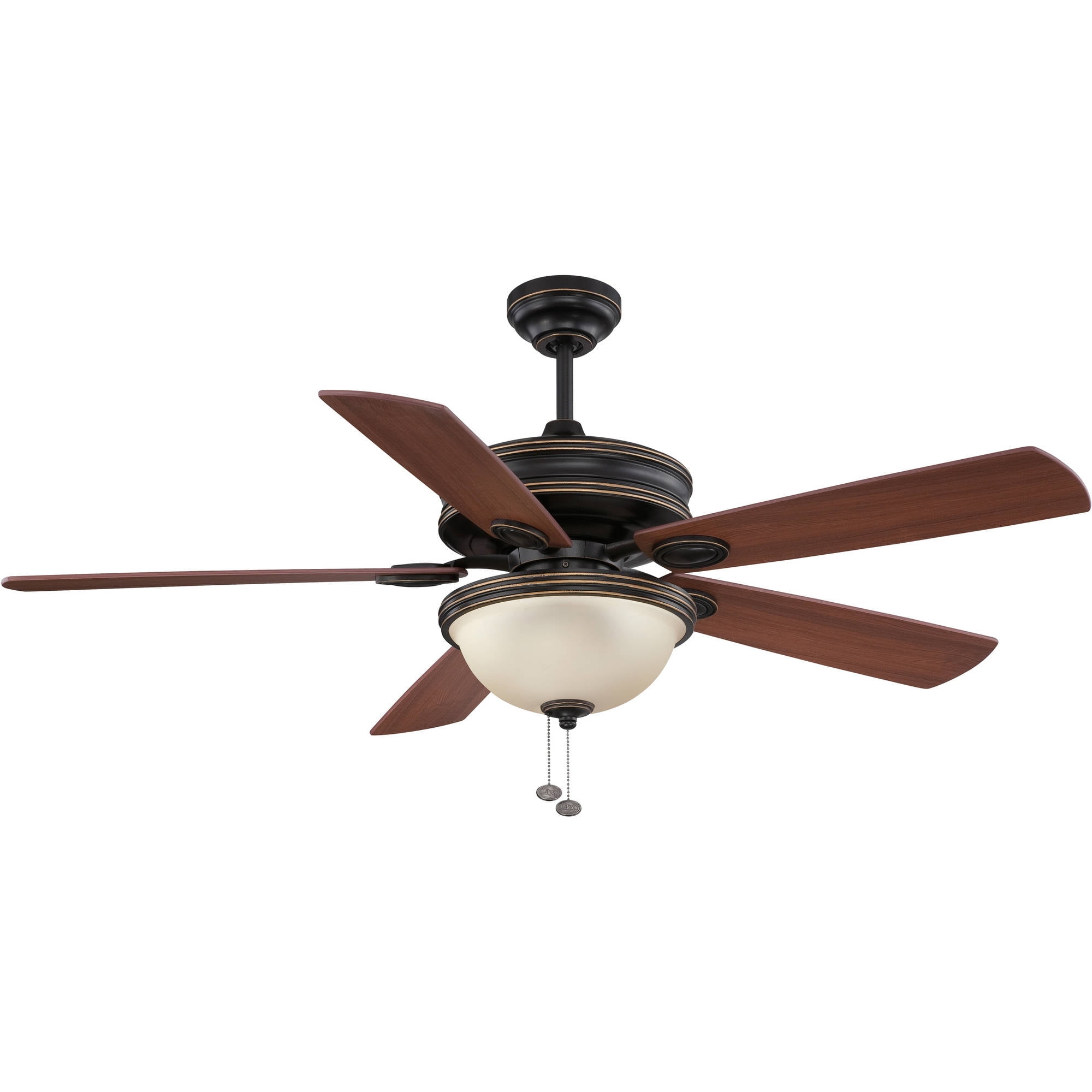 Litex Industries Buckley 52 Hangdown Ceiling Fan Highlighted Gold Litex Industries Buckley 52 Hangdown Ceiling Fan Highlighted Gold Bronze Finish Single Light Kit With 5 Blades Com