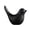 BlackL, variant on Desktop Ornament Desigable White-Black Ceramic Bird Figurine for Modern Living Room Minimalist Home Table, 6.6x3.8x7.6 cm, BlackS