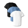 thumbnail image 2 of Mikrdoo Boys Classic Solid Colors Tops, Casual Everyday Wear Tees with Short Sleeves, 3-Pack, Sizes 7-15, 2 of 7