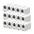 thumbnail image 6 of iMBAPrice RJ11 6P4C 1.3-inch New Straight Telephone Inline Coupler - White, 2 Pack, 6 of 7