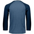 thumbnail image 2 of Holloway 3XL Typhoon Shirt Navy Heather/Navy 222538, 2 of 4