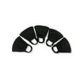 thumbnail image 2 of 5-Pack Fashionable 100% Cotton Face Masks - Many Prints - black, one size, 2 of 3