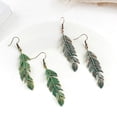 thumbnail image 1 of unbranded 2 Pares Aretes Colgantes Retro Con De Hoja Para Mujer Uso Casual Y Festivo, 1 of 7