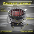 thumbnail image 2 of Luz de freno trasero de moto KATUR negra para Harley Bobber, 2 of 9