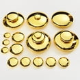 thumbnail image 2 of TTS Sensory Mirrored Stacking Pebbles Gold – 20‑Piece Set • Metallic Mirror Pebbles for Stacking, Sorting & Sensory Play, 2 of 8