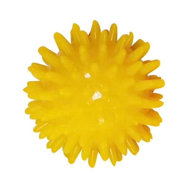 Pelotas de masaje con púas Pelota de ejercicio Rodillos de masaje con púas Pelota de masaje para manos y pies Amarillo