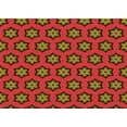 thumbnail image 1 of Ahgly Tapis Rectangulaire Rouge Lavable en Machine, 5 Pieds x 7 Pieds, 1 of 7