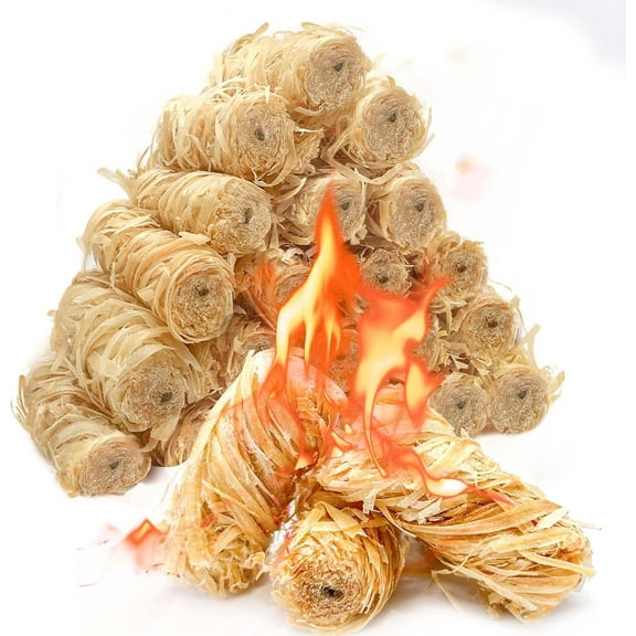 150 PCS bleweed fire Starter for Grill,Campfires,Fireplace,BBQ,Camping.kindling.Quick Light Wood Charcoal Fire Starter, Waterproof-Natural Fire Starters Camping Firestarter Charcoal Starters
