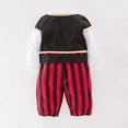 thumbnail image 4 of Traje de fiesta para niños Traje de niño Traje de actuación de capitán pirata de Halloween para bebé, 4 of 6