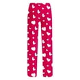thumbnail image 6 of Bovxnpu Mens Pajamas Pants Valentine's Day Heart Print Side Pocket Drawstring Waist Pants Sleepwear, 6 of 6