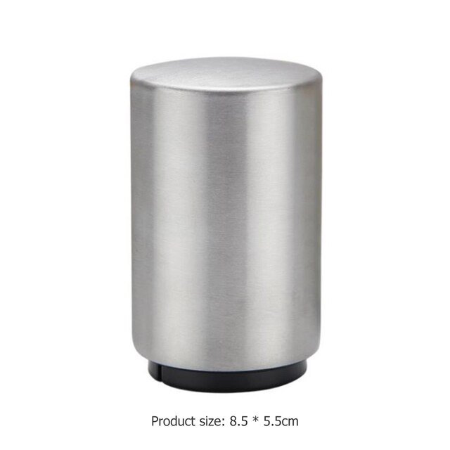 Abridor de botellas de cerveza de acero inoxidable, accesorios de cocina automáticos, tapa de refresco de cerveza, abridor de botellas de vino tinto, suministros de Bar, herramienta de cocina oso de fresa Hogar