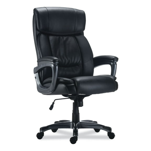Alera Egino Big and Tall Chair, Supports Up to 400 lb, Black Seat/Back