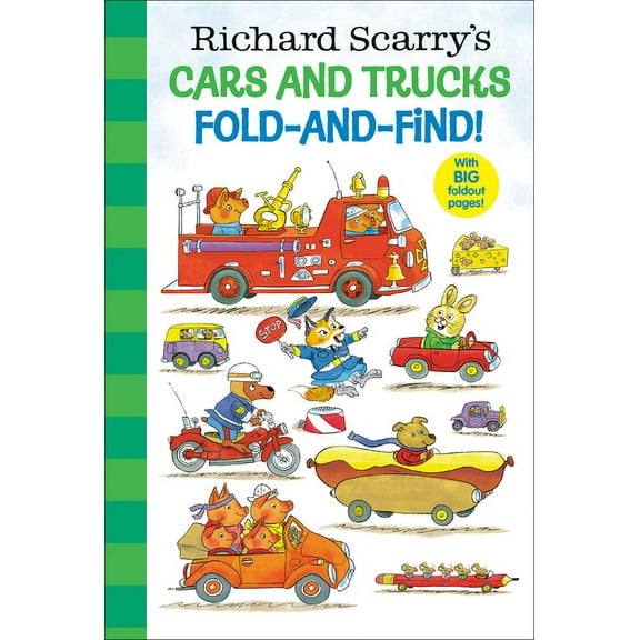 Richard Scarry's Cars and Trucks Fold-And-Find!, (Hardcover)