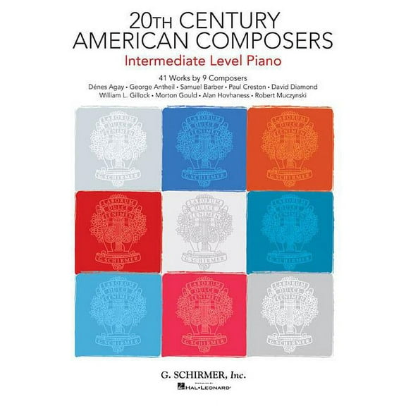 20th Century American Composers - Intermediate Level Piano: 41 Works by 9 Composers (Paperback)