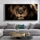 thumbnail image 2 of Pósteres de animales de leopardo y león de gran tamaño, elefante africano, tigre, cuadro de pared, pintura en lienzo de una pieza, decoración del hogar sin marco, 2 of 5