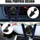 thumbnail image 3 of Soporte ajustable para teléfono móvil para coche: mini soporte giratorio 360° para salpicadero, compatible con la rejilla de ventilación, soporte universal para teléfono móvil para vehículos, 3 of 6