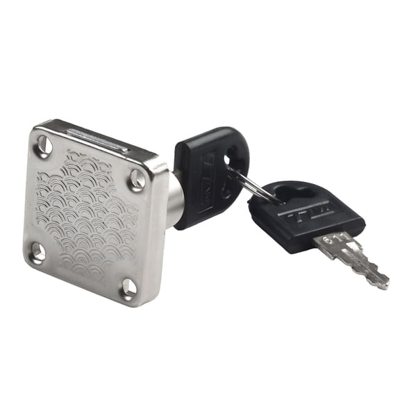 TALENO Cabinet Lock Stainless Steel Plated Drawer Locks With Keys Suitable For Desk Drawers Electric Cabinets And Tool Boxes 16X21Mm