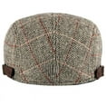 thumbnail image 6 of SikaFu Beret Cap Vintage Plaid Women Men Wool Hat Cap Retro Adjust Ivy Flat Newsboy Cap Artist Painter Hat Autumn Winter Berets, 6 of 6