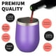 thumbnail image 3 of Vasos para vino YEBTS Life, 350 ml, 6 unidades, acero inoxidable, 3 of 7