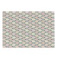 thumbnail image 1 of Retro Cutting Board, Vintage Textured Trippy 60s Fashion Hippie Composition Curvy Forms, Decorative Tempered Glass Cutting and Serving Board, Large Size, Multicolor, by Ambesonne, 1 of 1