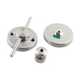 thumbnail image 4 of Cerradura indicadora para baño, herrajes divisorios, cerraduras para cubículos de baño vacíos o sin uso, bisagra, cerradura de barra redonda para ofic, 4 of 9
