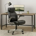 thumbnail image 4 of Nouhaus Posture Ergonomic PU Leather Office Chair. Click5 Lumbar Support with FlipAdjust Armrests. Modern Executive Chair and Computer Desk Chair, 4 of 8
